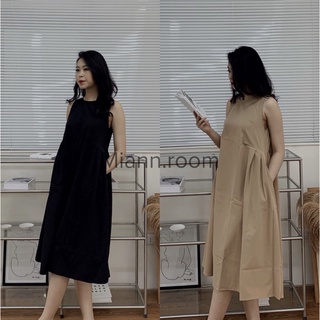 Váy xuông thô dáng dài ảnh thật