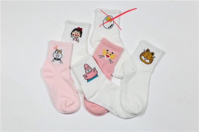 Vớ tất hình siêu dễ thương hàng Quảng Châu
