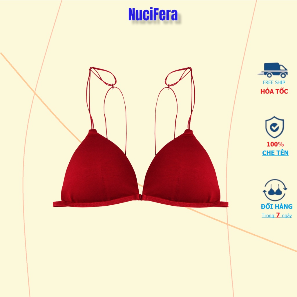 Áo ngực cài trước dây mảnh cup ngực nhỏ gợi cảm AL58_NuciFera