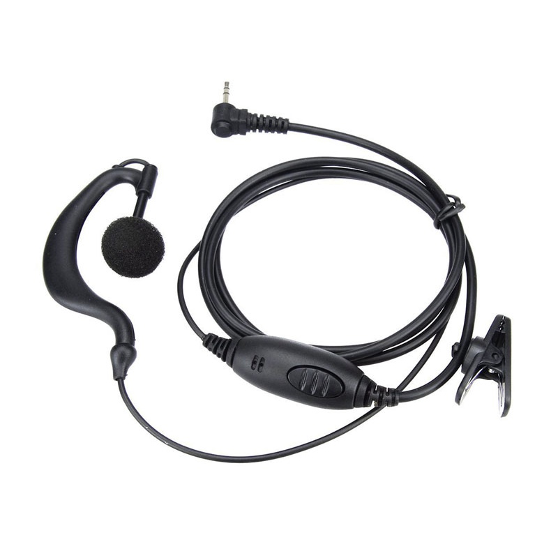 Tai Nghe Móc Vành Tai Có Mic PTT Cho Motorola MR350R T6200C T6200 SX500 FV200 TKLR T3 T6 Radio