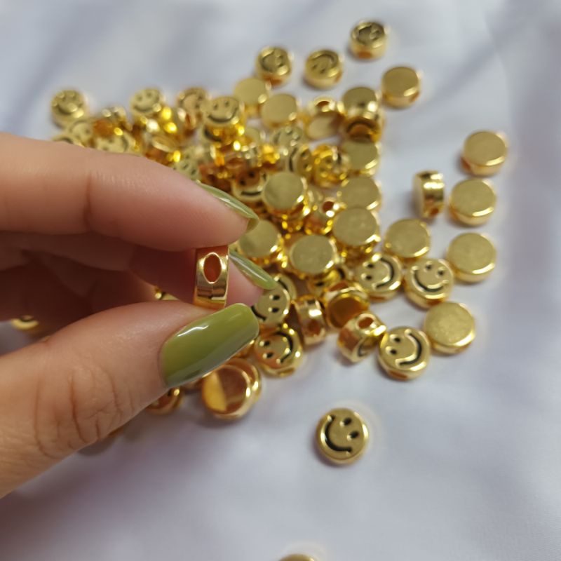 Set 20 mặt cưòi nhựa mẫu mới 2022 làm trang sức ,xỏ DIY, làm vòng handmade