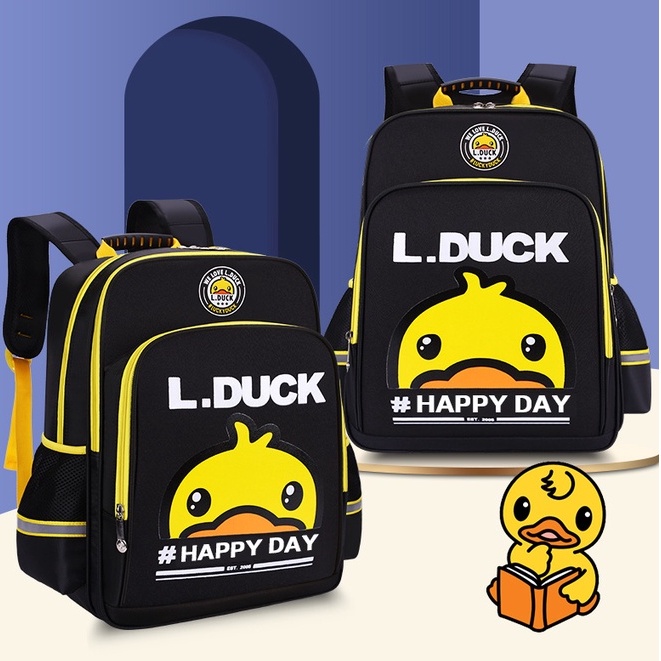 Balo Vịt Vàng Siêu Nhẹ Cho Bé Tiểu Học Thiết Kế Thời Trang Năng Động