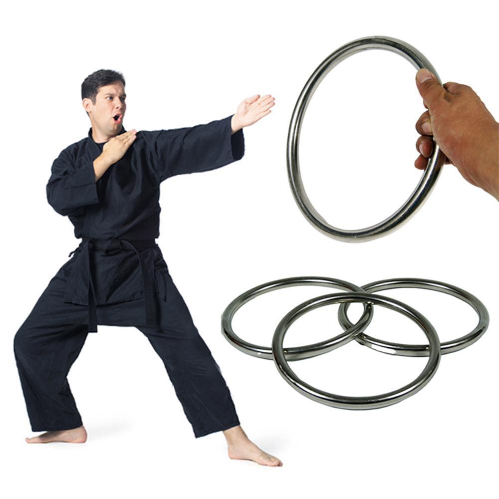 Nhẫn Hình Đôi Cánh Đính Đá Thời Trang|Vòng Thép Luyện Tập Kung Fu Chuyên Nghiệp