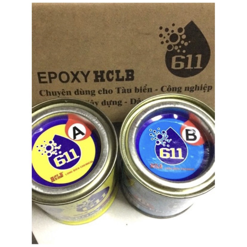 Keo EPOXY ab 611 dán đa năng, siêu dính, siêu cứng