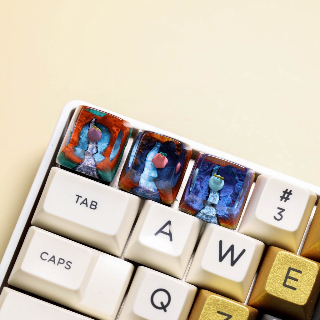 Keycap trái ác quỷ, nút bàn phím One Piece cho bàn phím cơ