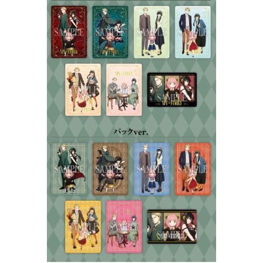 Thẻ nhân phẩm Metal card Spy x Family