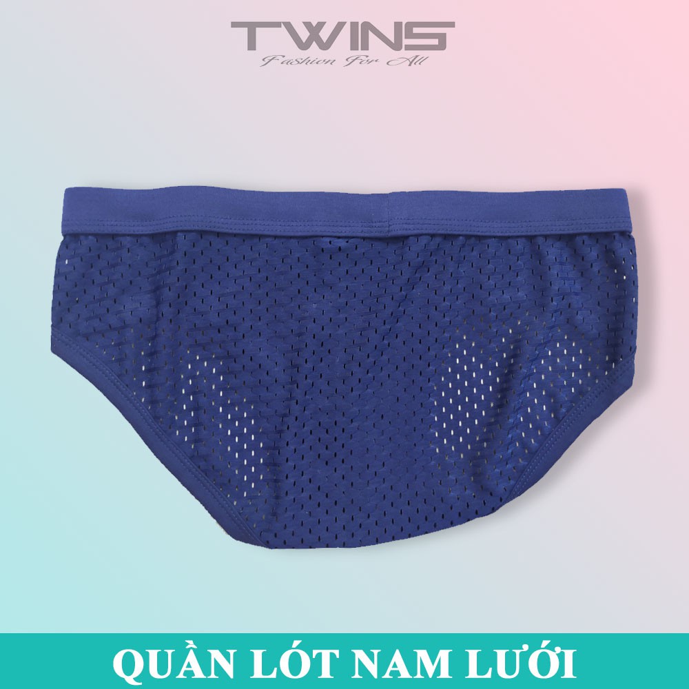 Quần lót nam tam giác cao cấp cotton lưới lưng vừa bền đẹp, thông hơi thoáng khí, thấm hút mồ hôi, co giãn thoải mái