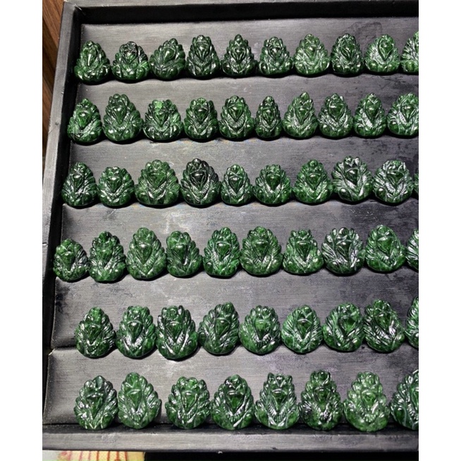 Vòng đeo tay dây cáp hồ ly chúa 9 đuôi ngọc sơn thủy