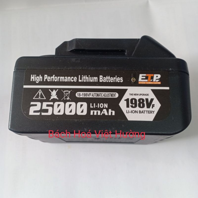 [GIÁ RẺ] Pin máy khoan cầm tay to 118V, 25000mah