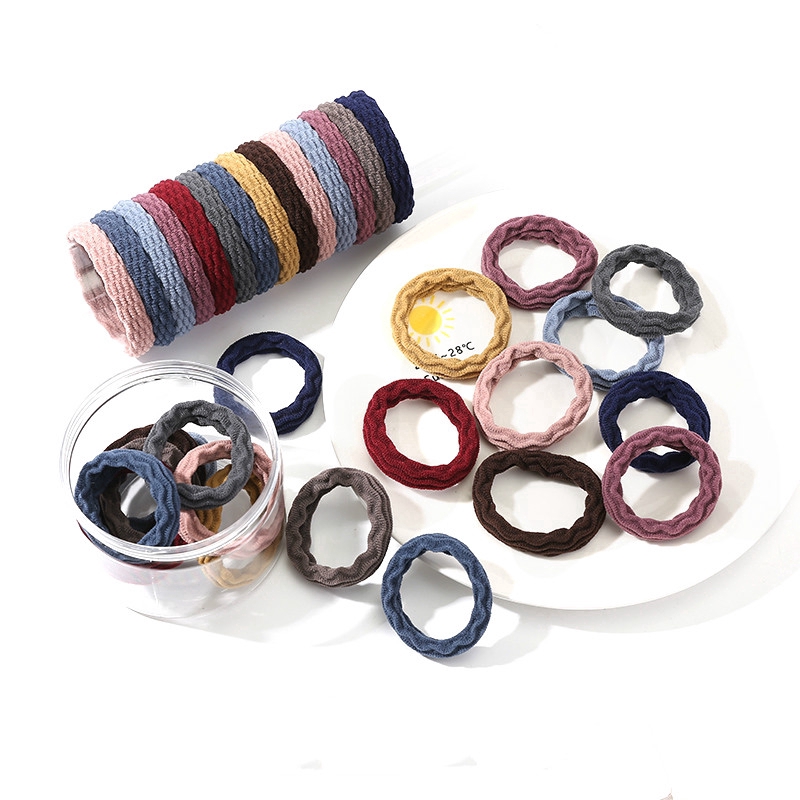 10 Dây buộc tóc đuôi ngựa co dãn