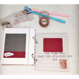 Sổ ảnh còng - Mini album - Scrapbook