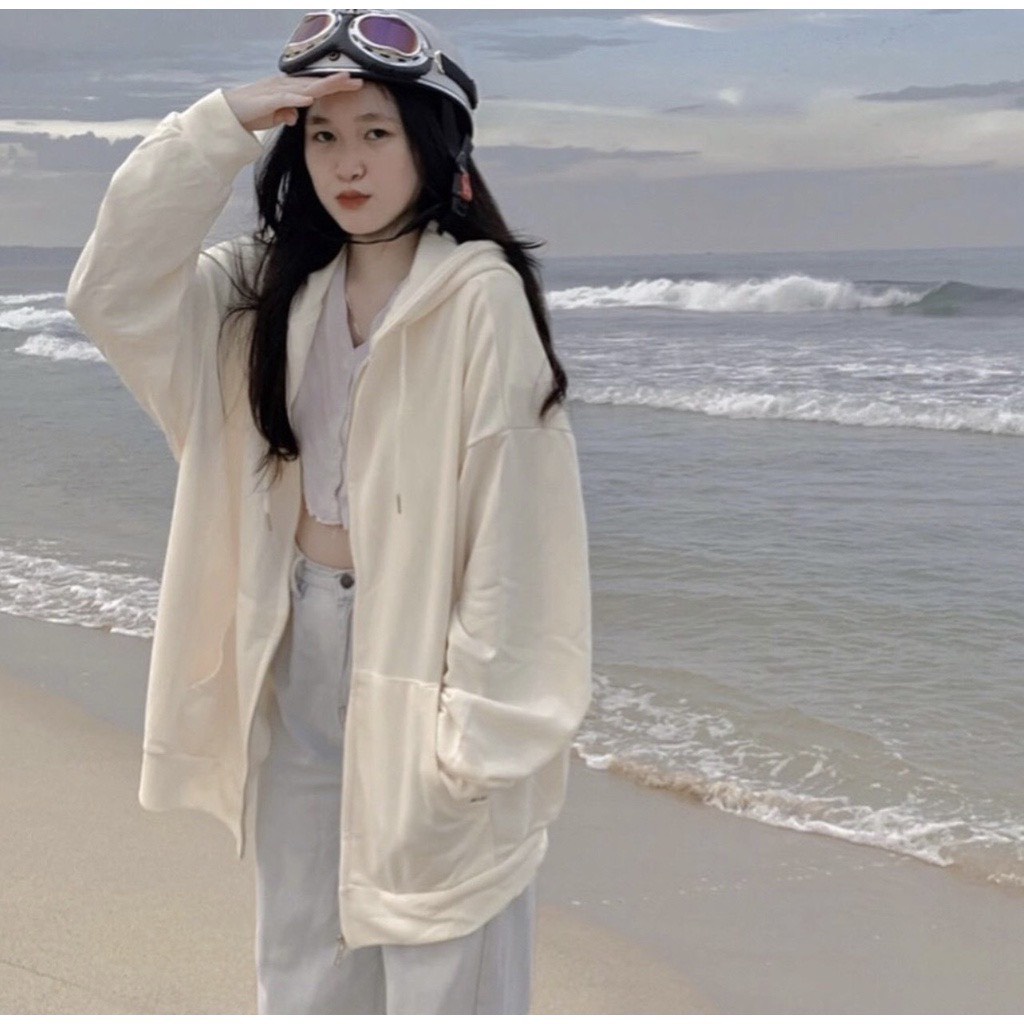 Áo khoác nỉ trơn quốc dân- Hoodie mùa đông form rộng, dài tay, thiết kế họa tiết nổi bật bắt mắt HOT