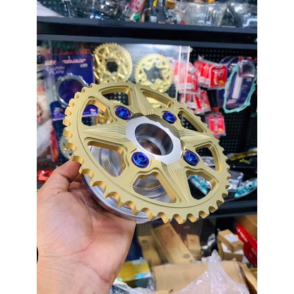 Dĩa nhôm 7075 siêu cứng ex135 / ex 150/ raider/satria/winner,...