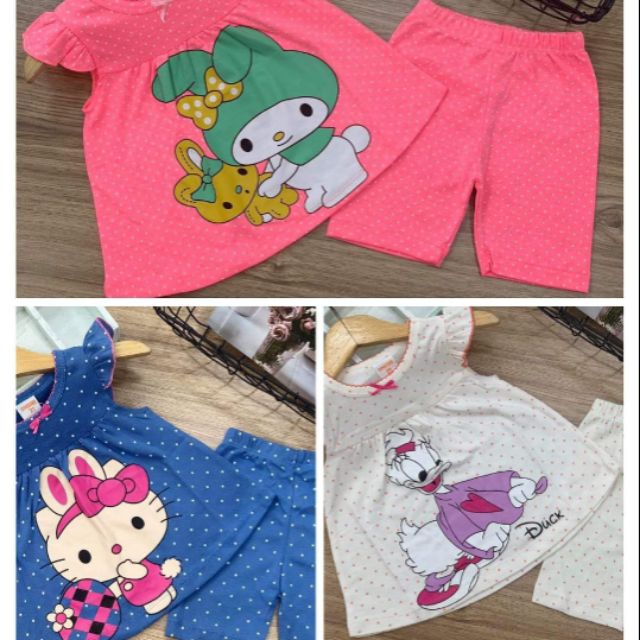 Combo bộ bé gái