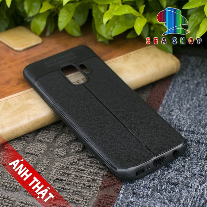Ốp lưng Samsung Galaxy S9 vân da loại A - Nhựa dẻo