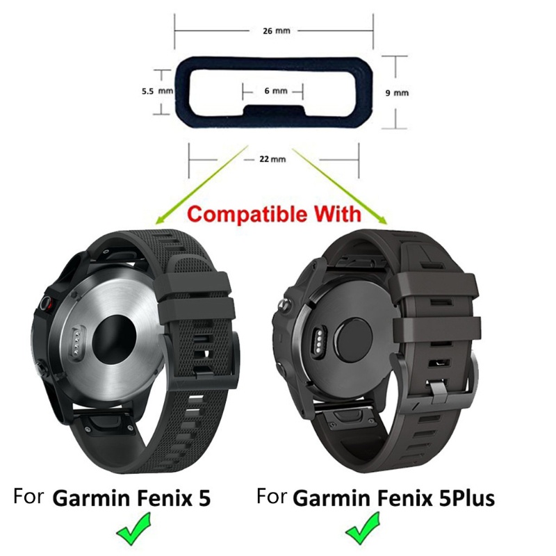 Set 10 Vòng Cao Su Cố Định Dây Cao Su Cho Garmin-Venu 2S / Vivomove 3s / Garminmove3S / Vivoactive 4s