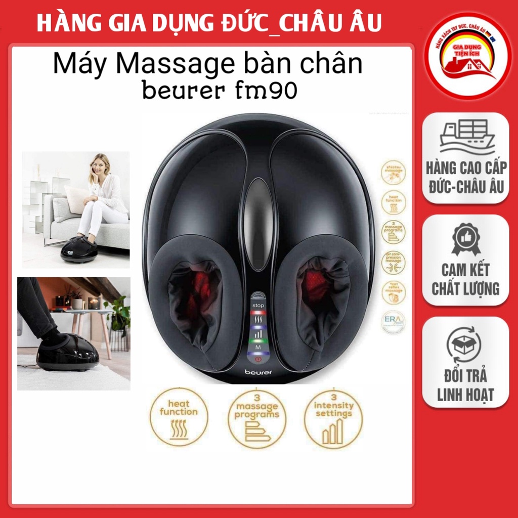 Máy Massage bàn chân BEURER FM90, công nghệ Masage Shiatsu - Hàng Đức