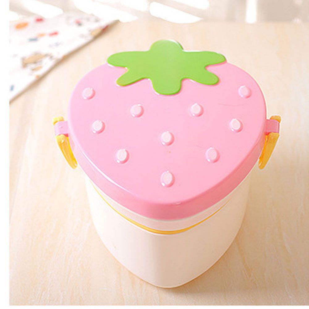 Hộp Đựng Cơm Trưa Hình Trái Dâu Dễ Thương