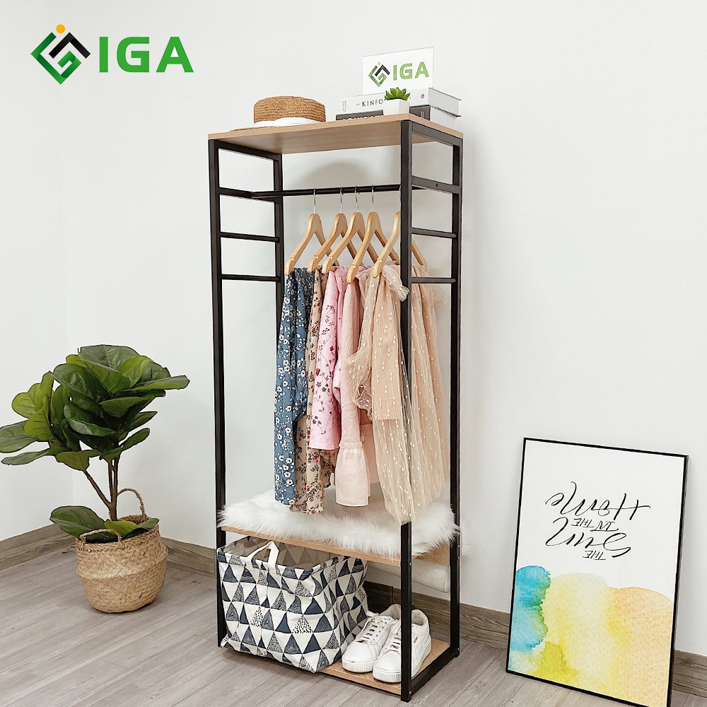 [SALE VÔ ĐỊCH] Tủ Kệ Treo Quần Áo S Hanger GM07- hiện đại phòng khách