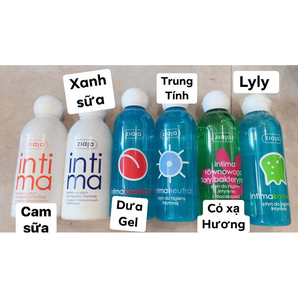 Dung dịch vệ sinh Ziaja Intima nội địa Ba Lan 200ml