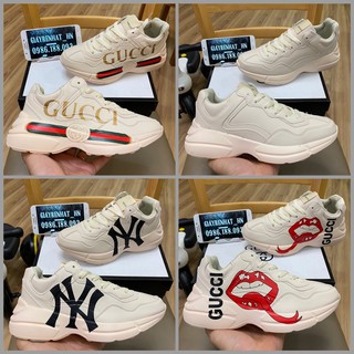 Giày thể thao chunky vàng kem nam nữ 36-43