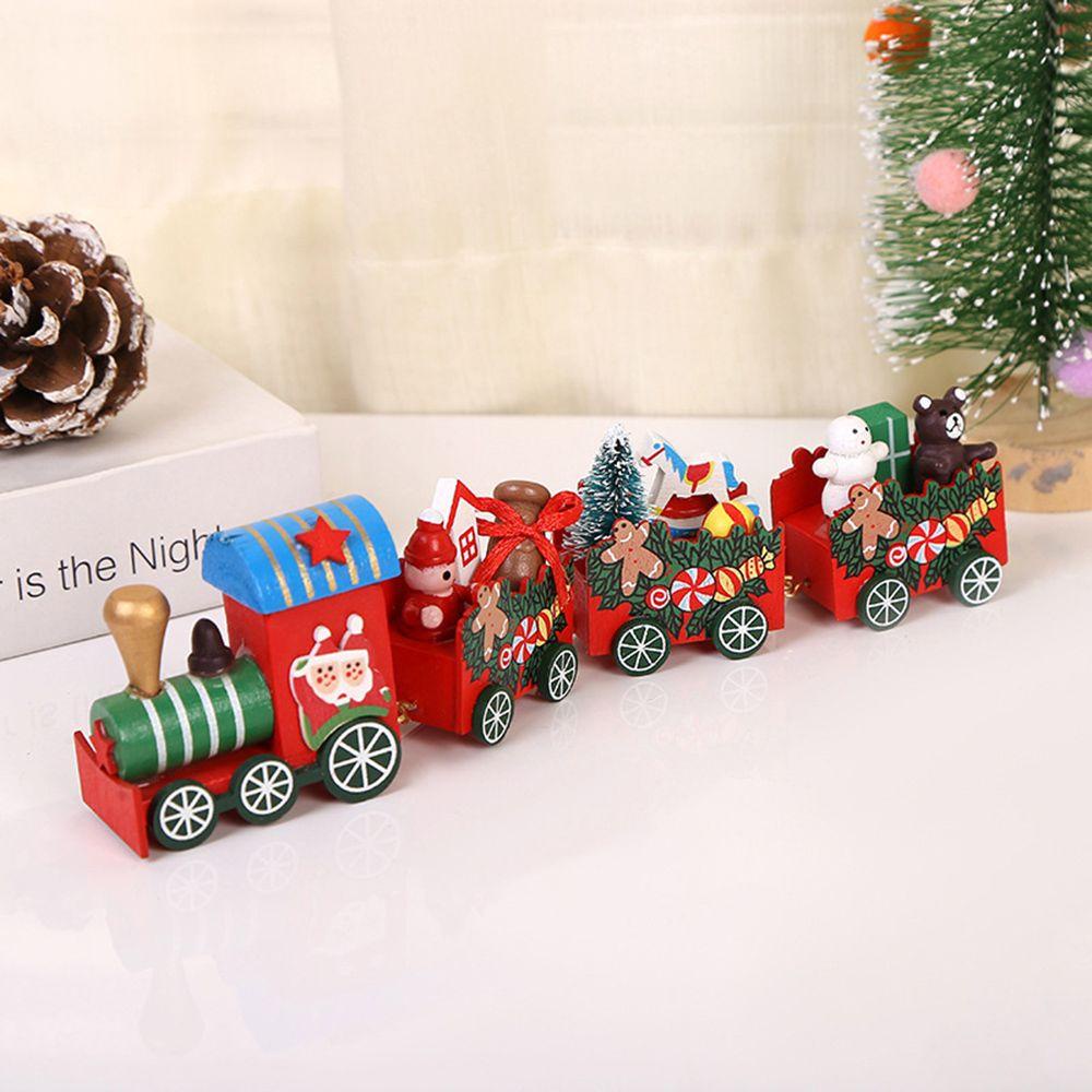 YOLA Phụ Kiện Trang Trí Giáng Sinh Bằng Gỗ Chất Lượng Cao