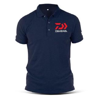 Daiwa Fishing Daiwa Pancing Umpan Reel Lure Rod Line Tackle Men's POLO T Shirt Golf Tee