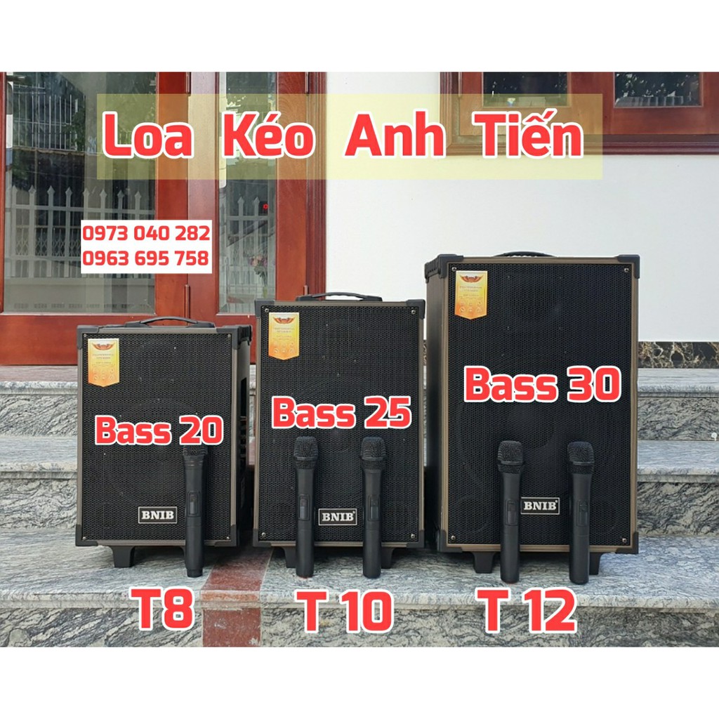 Loa kéo bass 30 có chức năng dùng điện trực tiếp 220v bảo hành 12 tháng BNIB T12