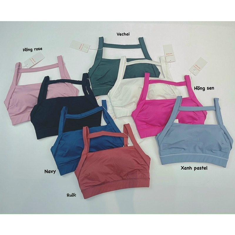 Áo Bra Cổ Vuông Hở Lưng