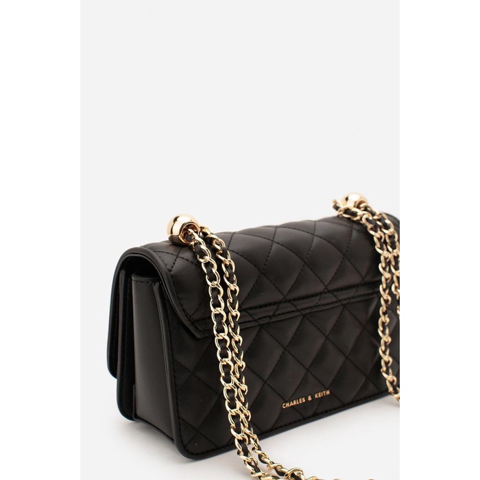 Túi đeo chéo dây xích kèm Charm cao cấp hàng hiệu fullbox hãng.