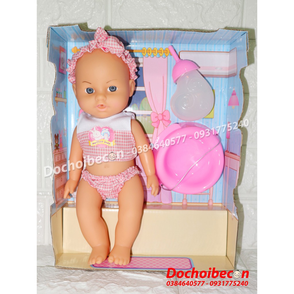 Búp bê Baby Doll bé trai 33288 - Biết uống nước, đi vệ sinh