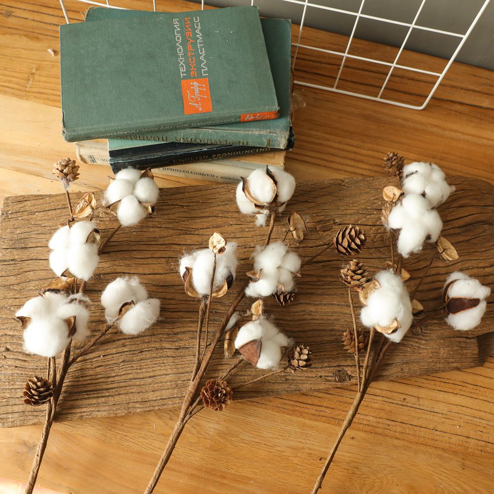 Hoa cotton diy trang trí nhà cửa sáng tạo
