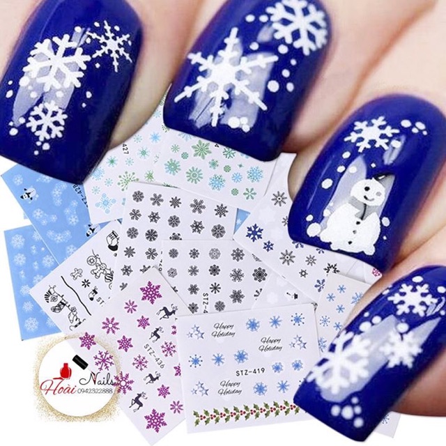 Set xăm noel - Phụ kiện Nail
