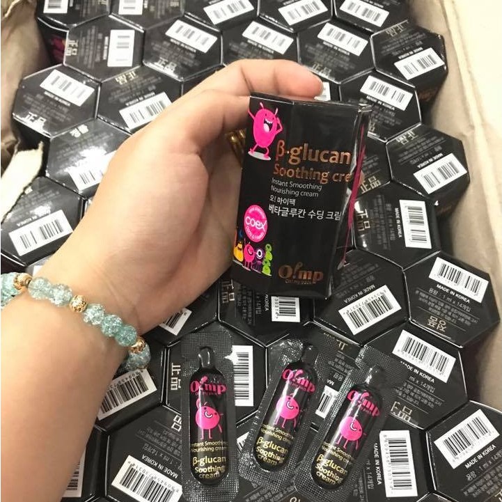1g Kem Dưỡng Ẩm Cấp Bách O!MP B-GLUCAN SOOTHING CREAM