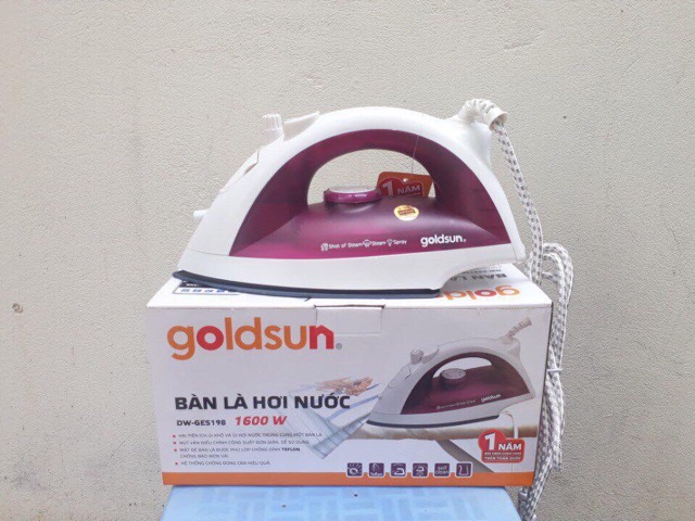 Bàn là GOLDSUN hơi nước 1600W