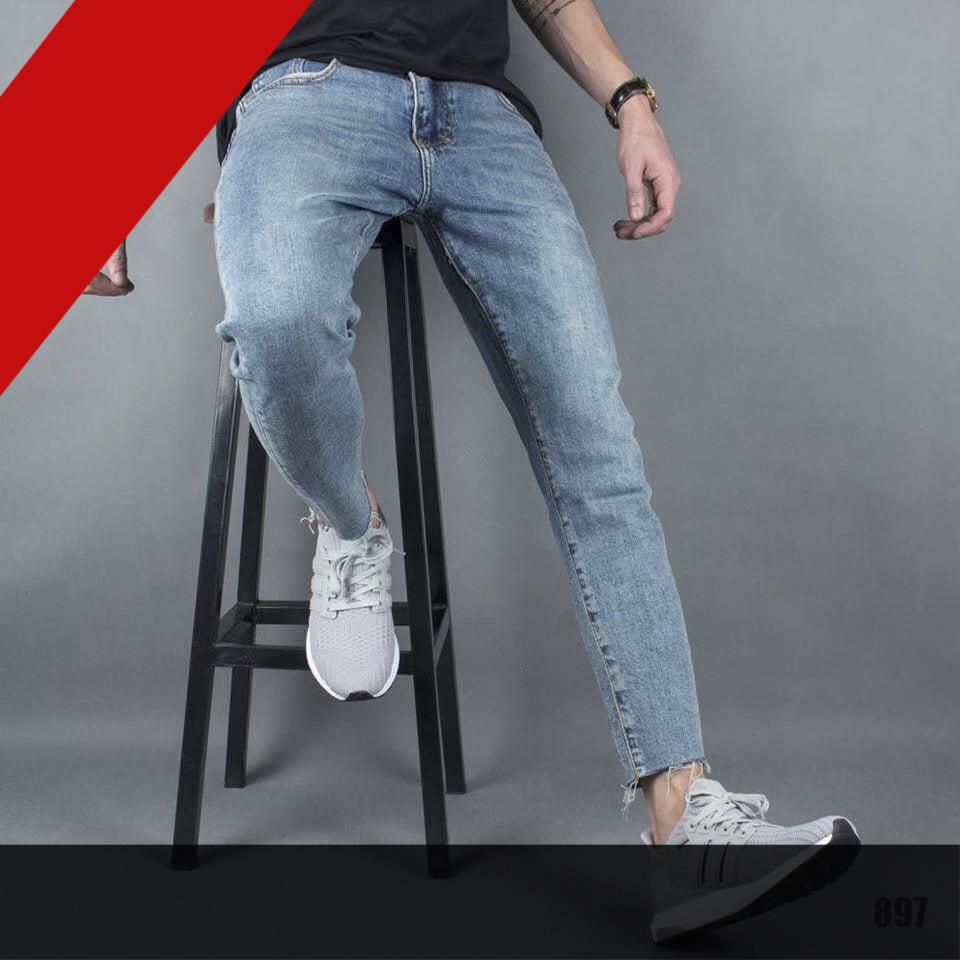 Quần Jean Skinny Nam Dài ,Quần Bò Nam Co Giãn Chuẩn Form Hàn Quốc 40-85kg mẫu 88897[ hot sale ]