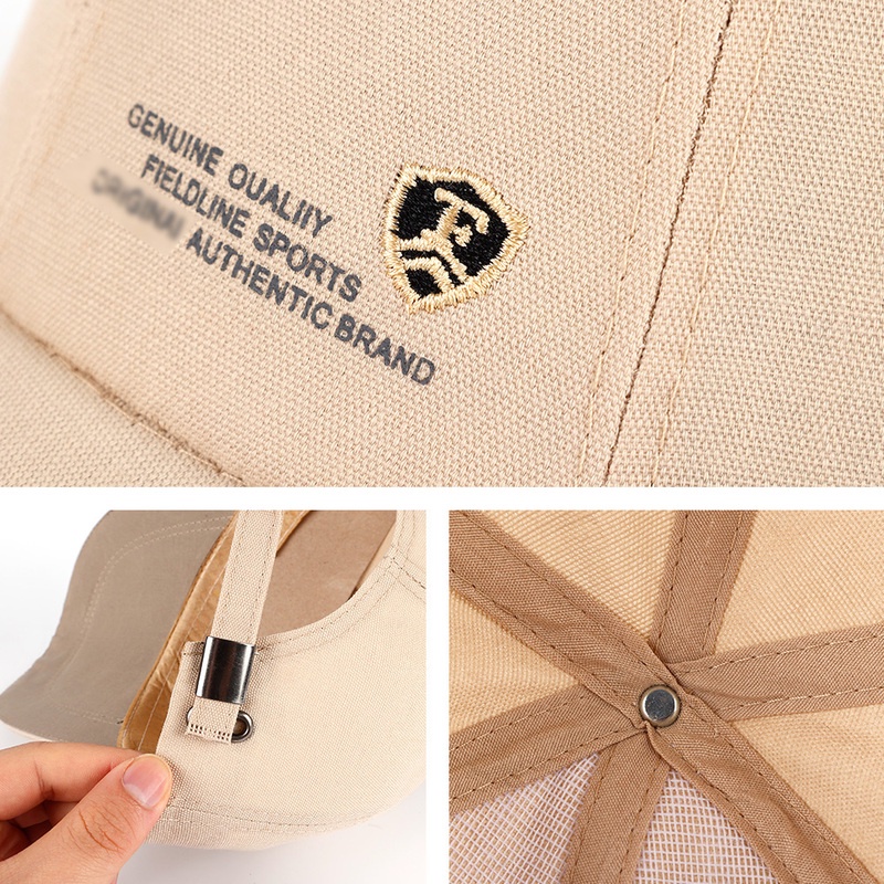 Mũ Lưỡi Trai Unisex Bằng Cotton Thêu Họa Tiết Mùa Xuân Có 5 Màu Tùy Chọn