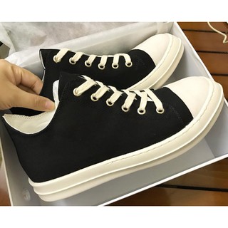 [Giày Có Sẵn]Rick Owen thấp + Cao Cổ