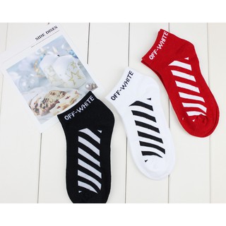 Vớ ngắn UNISEX OFF WHITE - V97