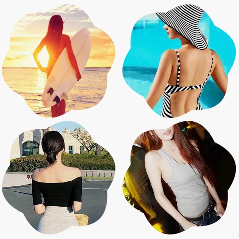 Áo ngực dán FINETOO P135 bằng silicone không dây gài trước có thể tái sử dụng