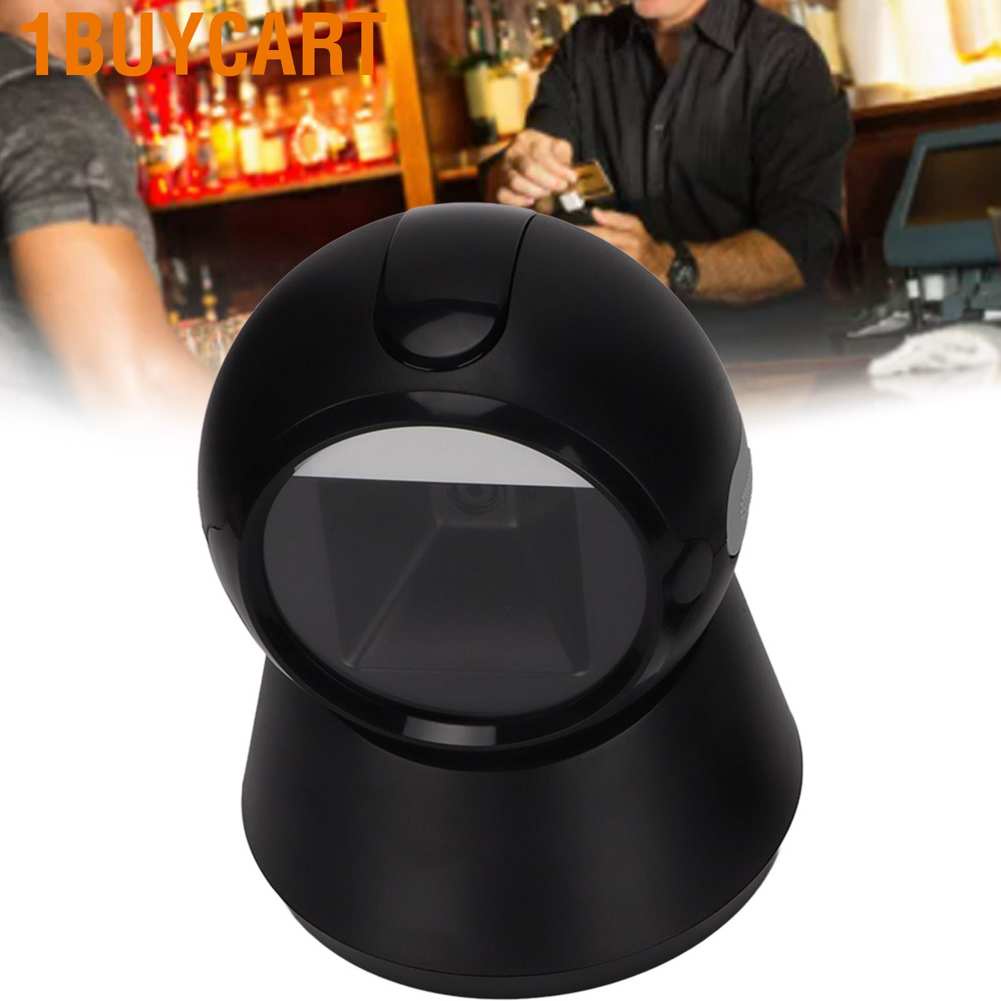 1buycart Máy scan mã vạch 2D để bàn tự động quét tay kết nối USB