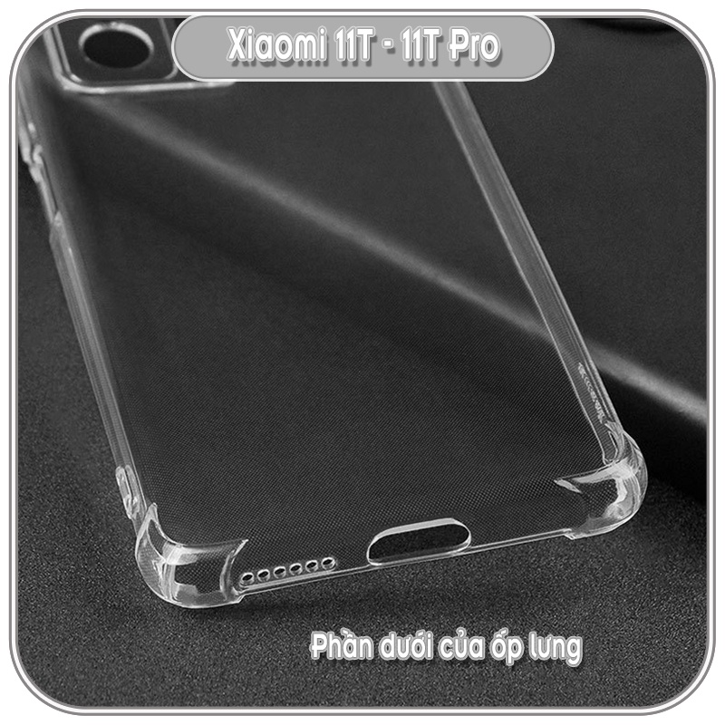 Ốp lưng cho Xiaomi 11T - 11T Pro TPU Trong Suốt Che Camera