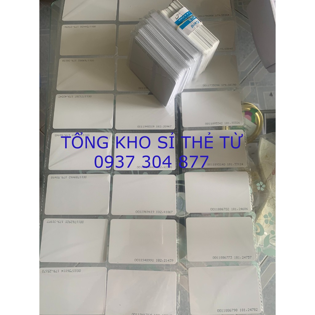 COMBO 10 THẺ TỪ RFID 125Khz, 13,56Mhz