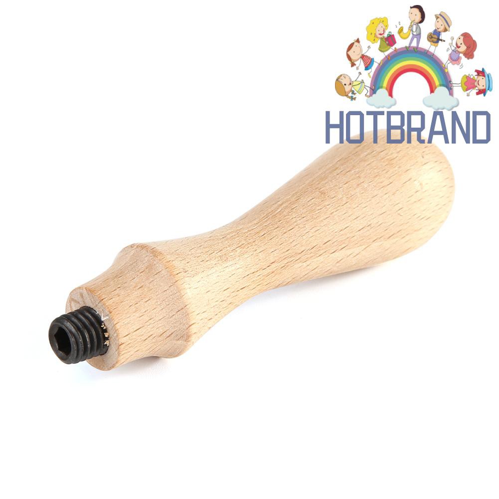 Tay cầm con dấu gỗ phong cách retro độc đáo