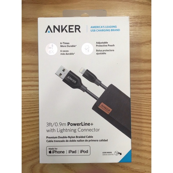 Cab Lightning MFI 0.9 m Anker PowerLine+ A8121