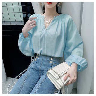 ❣️FREESHIP❣️ÁO NƠ CỔ TAY PHỒNG