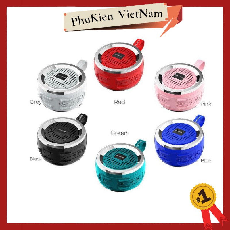 Loa bluetooh đa năng Borofone BR2 Aurora wireless V5.0 kết nối 2 loa cùng lúc - Hàng chính hãng