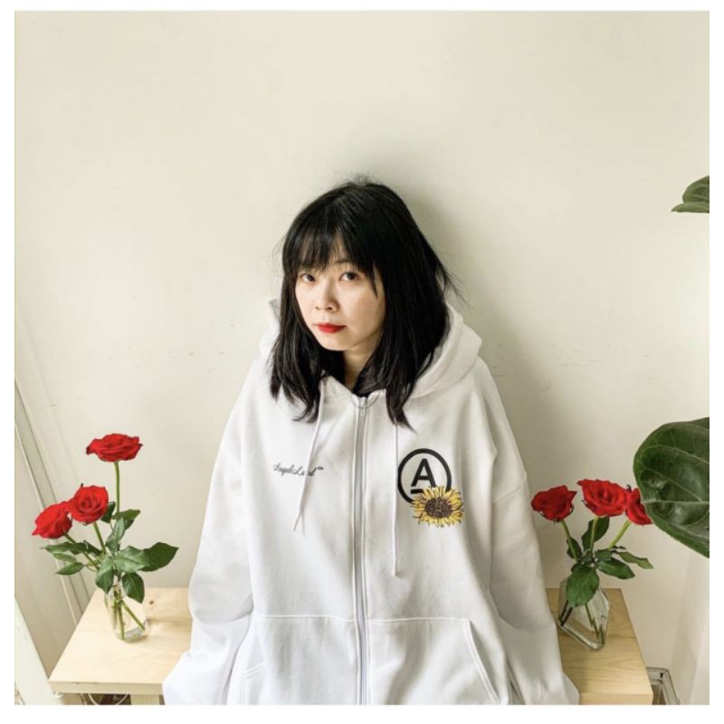 𝗡𝗘𝗪 𝗔𝗥𝗥𝗜𝗩𝗔𝗟  Áo Khoác Hoodie Dây Kéo Form Rộng (ẢNH THẬT)