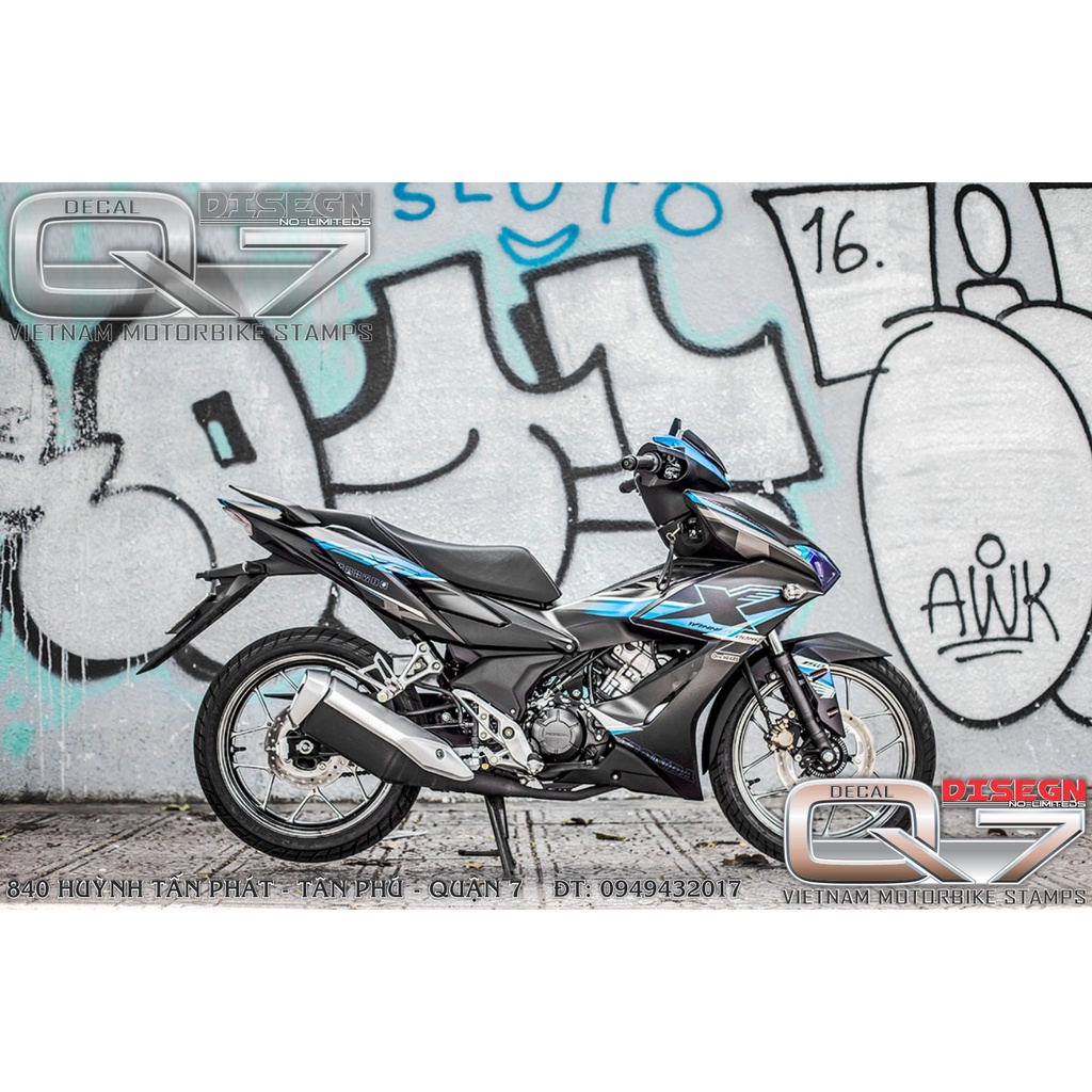 TEM RỜI WINNER X XANH ĐEN