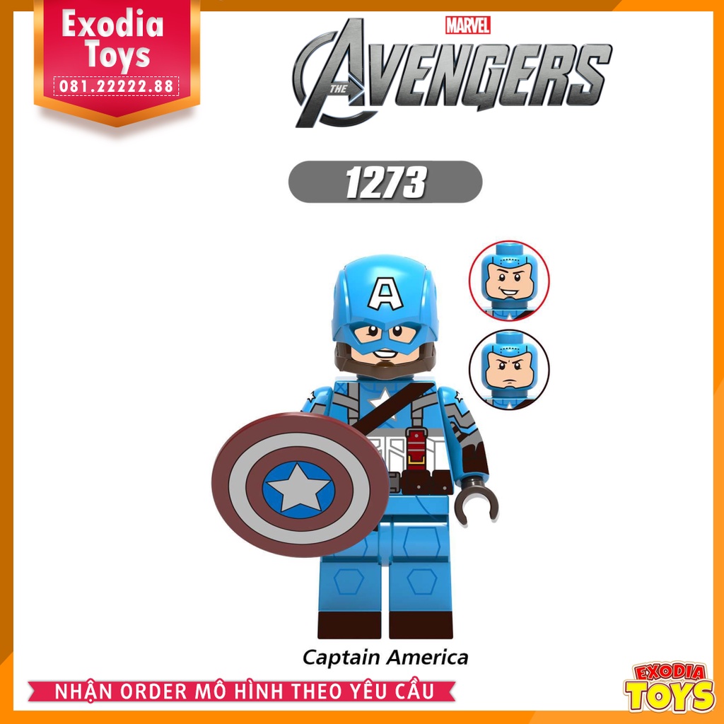 Xếp hình Minifigure Marvel Biệt đội siêu anh hùng Avengers (2012) - Đồ Chơi Lắp Ghép Sáng Tạo - XINH X0259